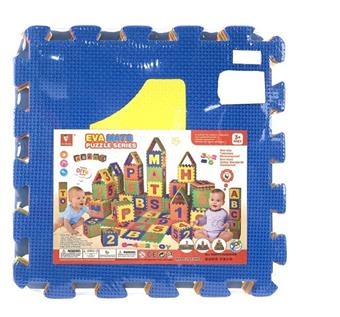 EVA digital floor mat puzzle 10pcs - (EVA puzzle EVA floor mat)   ITEM NO.： W032487