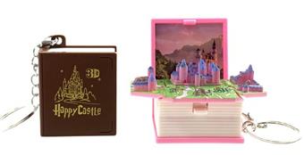 3D Folding Explosive Book - Mini Happy Castle (Upgraded and Enhanced Edition)   ITEM NO.： W032423
