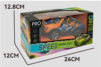 Remote control car 1:22 four-way 27 frequency PVC transparent car shell American short truck (with lights)   ITEM NO.： W033953