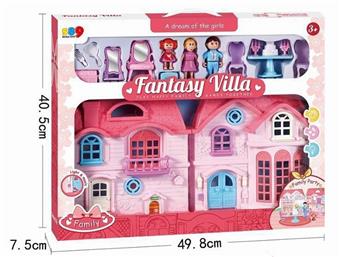 Play house villa set toys   ITEM NO.： W040266