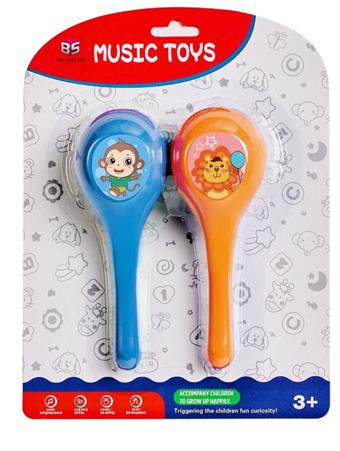 Cartoon animal sand hammer   ITEM NO.： W035851