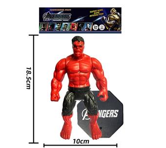 Red Giant/with lights+chassis (movable head and hands and feet)   ITEM NO.： W029445