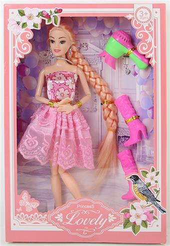 11.5-inch full-length fashion Barbie doll with long hair   ITEM NO.： W033128