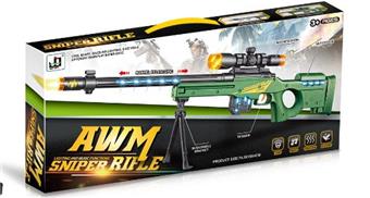 AWM electric sound light sniper rifle (with infrared)   ITEM NO.： W040918