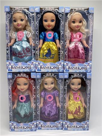 14 inch salon hollow Disney doll (with IC package and three batteries)   ITEM NO.： W024606