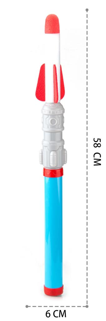 21 inch hand push blow bottle rocket launcher   ITEM NO.： W025524