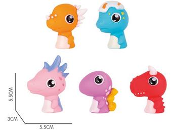 Dinosaur head finger cots   ITEM NO.： W023536
