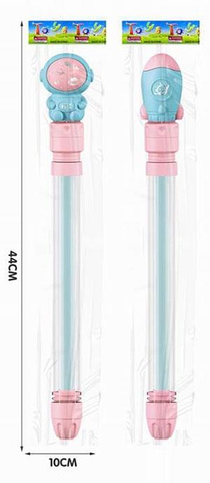 Water Cannon (Space Man, Rocket 2, Macaron 3 colors randomly mixed) 38cm Pull Type Water Cannon Water Pump Gun Pull Type Water Gun   ITEM NO.： W024735