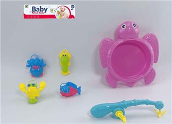 (Bathroom small turtle basin with light, cute fish series single item)   ITEM NO.： W035160