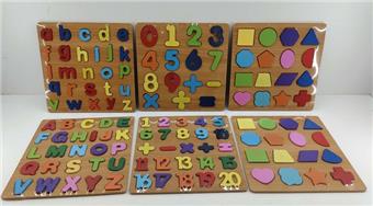 Number/Shape/Letter Logarithmic Board   ITEM NO.： W031734