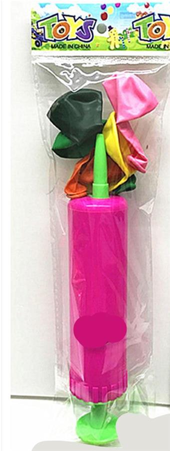 5 balloons+1 absorbent pump   ITEM NO.： W027478
