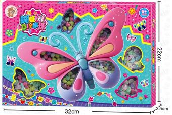 Butterfly DIY bead (bead in bead) (Chinese)   ITEM NO.： W024115