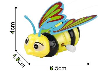 Chain up Clockwork Cartoon Rotating Bee Toy Gift   ITEM NO.： W036055