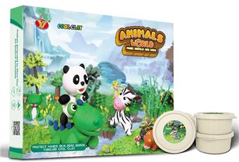 Cool Clay - Animal World Theme   ITEM NO.： W035691