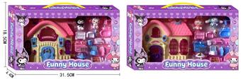 Kuromi Villa Set Toys   ITEM NO.： W040253