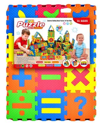EVA Arabic numerals and arithmetic symbols puzzle 36pcs   ITEM NO.： W032630