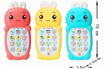 English Puzzle Rabbit Phone (Comes with 2 size 7 batteries)   ITEM NO.： W023983