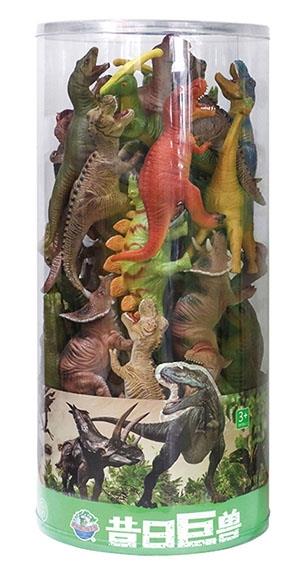 9 types of 9-inch dinosaur mixed packaging (with IC) (45PCS whole barrel price)   ITEM NO.： W024903