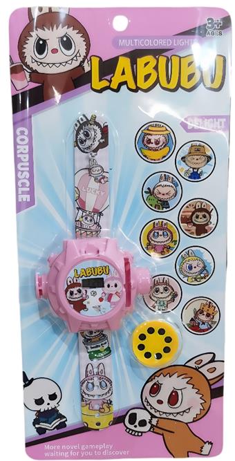 Labubu Projection Watch (Wheel 8 Projection)   ITEM NO.： W027948