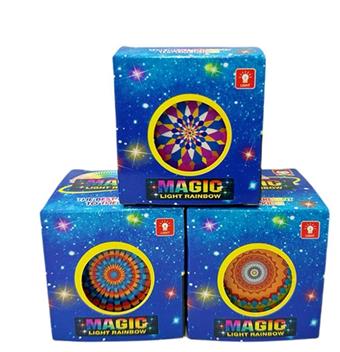 Kaleidoscope pattern lighting rainbow circle   ITEM NO.： W027091