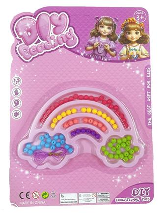 Solid color rainbow bead suction board installation   ITEM NO.： W031343