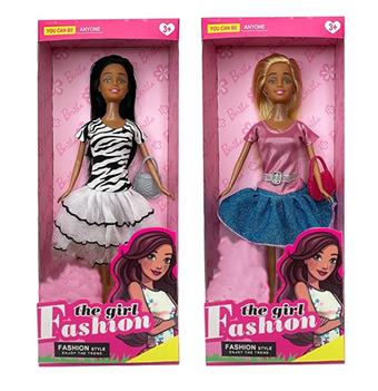 New 11.5-inch live action black Barbie with handbag accessories 2 mixed styles   ITEM NO.： W033152