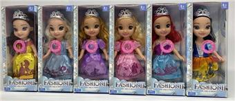 10 inch Salon Vinyl Body Disney Doll (with IC package and three batteries) Barbie Doll Princess Doll Simulation Doll Vinyl Doll   ITEM NO.： W024604