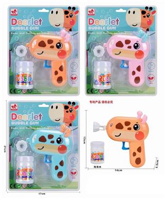 Cute Deer Bubble Gun (CPC) (GCC)   ITEM NO.： W024324