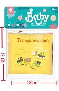 12cm Baby Transport Tool Cloth Book (5 pages, 10 sides)   ITEM NO.： W039262