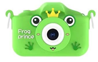 X9S Frog HD Dual Camera Silicone Shell Children's Camera Simulation Cartoon Digital Camera DSLR HD IPS Screen 2.0-inch Dual Camera 300000 Pixel (including built-in lithium battery)   ITEM NO.： W029150