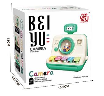 Baby puzzle simulation camera multifunctional sound and light camera piano (sealed box)   ITEM NO.： W028277