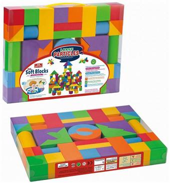 46 pieces of EVA large particle early education soft building blocks   ITEM NO.： W023661