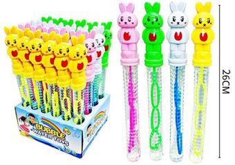Rogue Rabbit Bubble Stick (26CM 4-color mixed) (24PCS single price)   ITEM NO.： W021800
