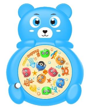 Chain Bear 8 Fish Fishing Plate (Magnetic)   ITEM NO.： W036273