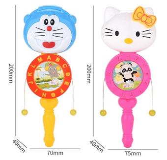 Ringing drum cartoon Doraemon+Kt+whistle   ITEM NO.： W037015