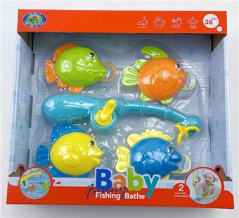 (Bathroom toy with light, cute fish series single item)   ITEM NO.： W035265