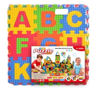 EVA English letter and number puzzle 27pcs   ITEM NO.： W032548