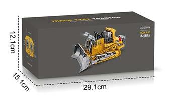 Cross border e-commerce confidential box 9-way alloy track bulldozer 2.4G   ITEM NO.： W025790