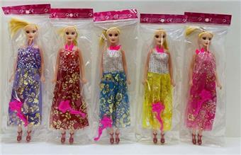 Barbie long dress with floral comb   ITEM NO.： W030213