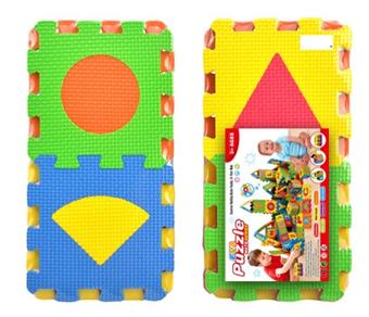 EVA digital geometry puzzle 6pcs   ITEM NO.： W032606