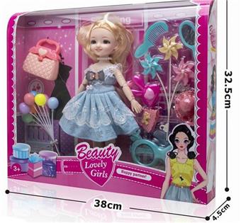 12 inch articulated loli with balloon   ITEM NO.： W027780