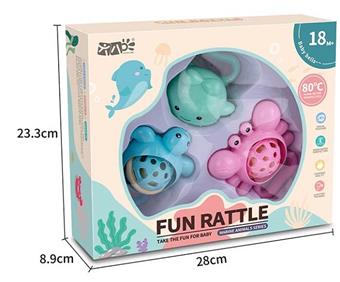 Baby teething ring ocean series   ITEM NO.： W037348