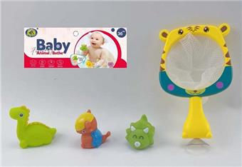 Bathroom Tiger Net Fishing Dinosaur 2 Mixed 4 (PCS)   ITEM NO.： W035038