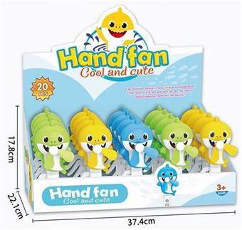 Hand pressed shark baby fan 20pcs (price per unit)   ITEM NO.： W039162