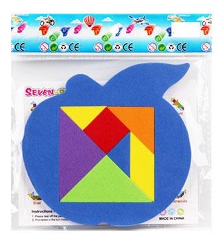 EVA tangram apple intelligence puzzle   ITEM NO.： W032503