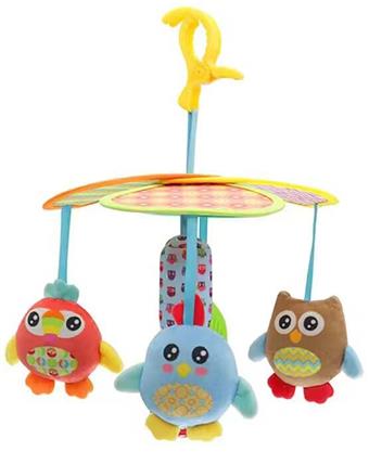 Baby Rotating Umbrella Wind Chime Pendant (Bird Style)   ITEM NO.： W037333