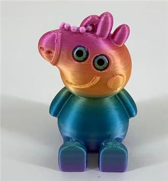 6CM Peppa Pig Key Chain Ring   ITEM NO.： W025154