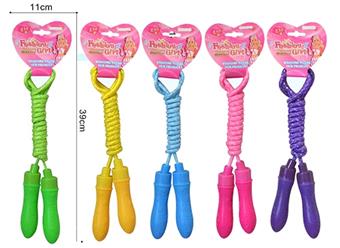 Jump rope handle with five pointed star pattern   ITEM NO.： W034129