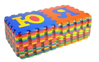 EVA Russian and Digital Floor Mat Puzzle 36pcs - (EVA Puzzle EVA Floor Mat)   ITEM NO.： W032485