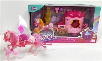 Combination of Pegasus and Crown Carriage with Balloon   ITEM NO.： W027830